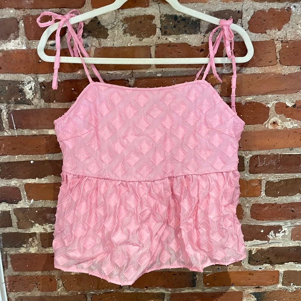Pink Flowy Top